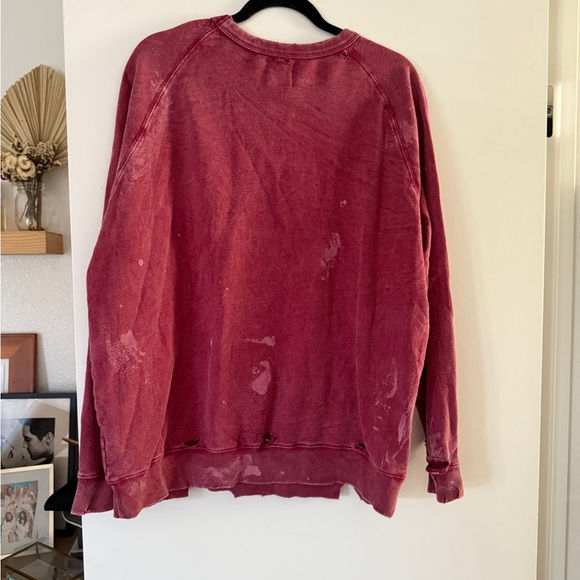 Honolulu Pawn Shop Red Distressed Sweatshirt - Picture 2 of 4